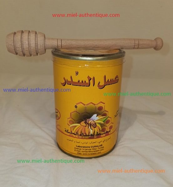 miel de sidr (jujubier) avec gelée royal 500 g 100/100 naturel