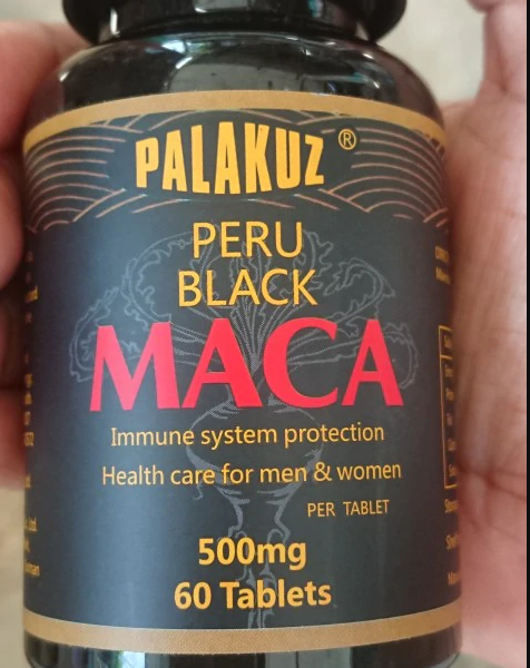 Extraits de racine de Maca noir péruvien 60 comprimés 500 mg